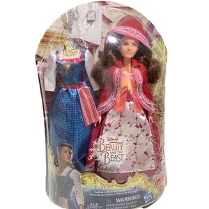 Disney’s Movie Beauty and the Beast Belle Fashion Doll 2 Outfits